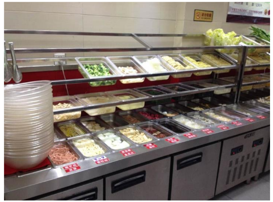 麻辣燙點菜柜多少錢