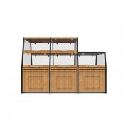 18M-S1CW面包貨架、西點面包柜、雙邊柜