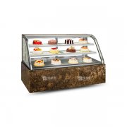 弧形二層蛋糕柜，豪華大方